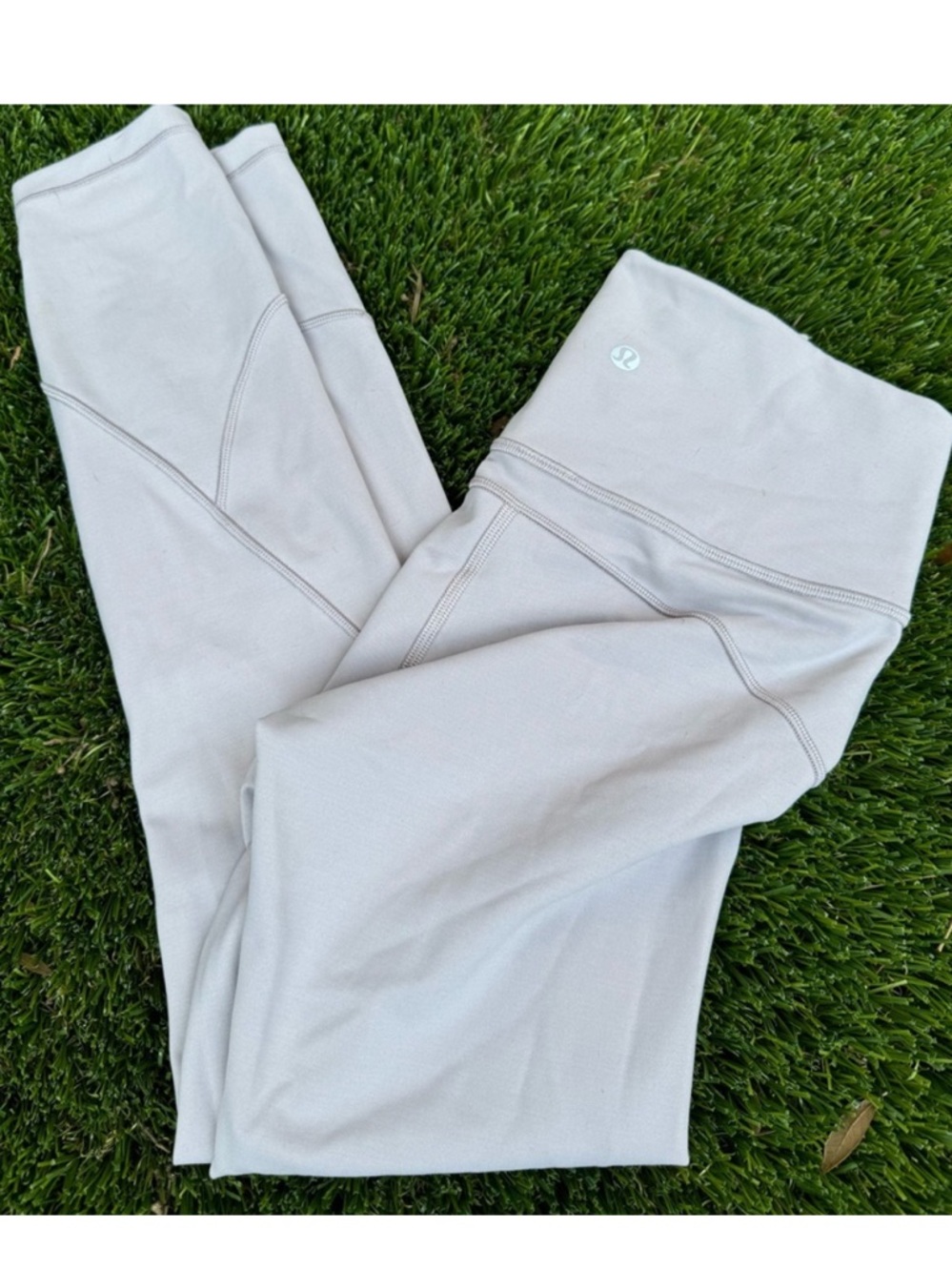 lululemon athletica Light Gray Athletic leggings - Picture 2 of 3